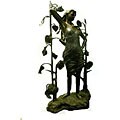 Women with Flowers Fountain Bronze