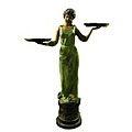 Lady With Trays Statue