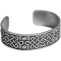 Pewter Celtic Lovers' Knot Bangle Bracelet