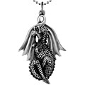 Pewter Dragon Pendant Necklace