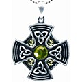Pewter Celtic Shield of Protection Necklace