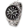 Haurex Italy Men's Black Red Arrow Chronograph Watch Model # 0A300UNN