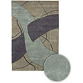 Hand-knotted Dharma Wool Rug (2'6 x 7'6)