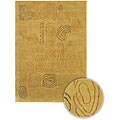 Hand-knotted Dharma Wool Rug (2'6 x 7'6)
