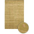 Hand-knotted Dharma Wool Rug (2'6 x 7'6)