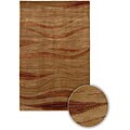 Hand-knotted Contemporary Dharma Collection (2'6 x 7'6)