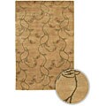 Hand-knotted Dharma Wool Rug (2'6 x 7'6)