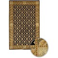 Hand-knotted Dharma Wool Rug (2'6 x 7'6)