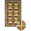 Hand-knotted Dharma Wool Rug (5' x 7'6)