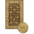 Hand-tufted Traditional Wool Rug (2'6 x 7'6)
