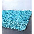 Handmade Safiro Light Blue Cotton Rug (9' x 13')