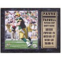 Brett Favre Farewell 12x15 Deluxe Sports Plaque