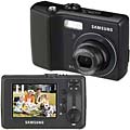 Samsung S730ZBBAC 7.2MP Black Digital Camera (Refurbished)