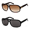 Gucci 1569 Men's Plastic Aviator Sunglasses