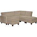 Clayton Customizable Microfiber Sofa Combination