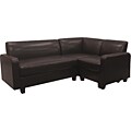 Clayton Vinyl Short Corner Sofa Combination