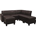 Clayton Customizable Vinyl Corner Sofa Combination