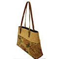Rattan Trim Tote Bag