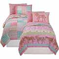 Cow Girl Themed Pink 5-piece Comforter Set