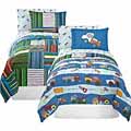 Blue Construction 5-piece Bed in a Bag Set