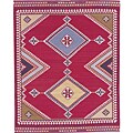 Hand-woven Mongol Wool Rug (5'6 x 8'6)