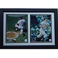 Mickey Mantle 12x18 Framed Double Print