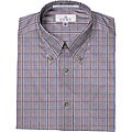 Enro Men's Blue Non-iron Long-sleeve Sport Shirt