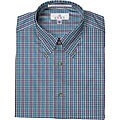 Enro Non-iron Long-sleeve Blue Sport Shirt