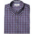 Enro Men's Red Non-iron Long-sleeve Sport Shirt