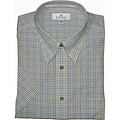 Enro Men's Non-iron Short-sleeve Apple Sport Shirt