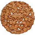 Camphor Wood 'Life's Blessings' Wall Art Hanging