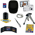 Polaroid T830 8MP Silver Digital Camera with Bonus Kit