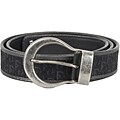 Dior Women's Logo Jacquard Canvas Belt