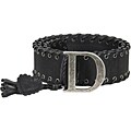 Dior Women's Nylon 'D' Logo Whip Stitched Belt
