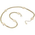 Versace Women's Round Logo Chain Link Belt