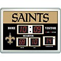 New Orleans Saints Scoreboard Clock Thermometer