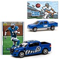Upper Deck Collectibles NFL Lions Car and Card Set