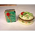Limoges Rose 2-piece Keepsake Box Set