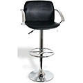 Adjustable Padded Barstool with Back