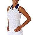 Danskin Women's Sleeveless Polo T-shirt
