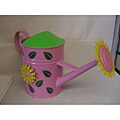 Green Leaves 14-inch Pink Watering Can (Set of 8)