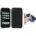 Apple iPhone Black Silicone Skin Protector
