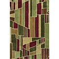 Hand-tufted City Lights Multicolor Wool Rug (3'6 x 5'6)
