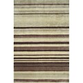 Hand-tufted Layers Beige Wool Rug (8' x 11')