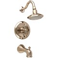 Fountain Cove Nickel Traditional Tub/ Shower Kit