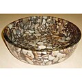 DeNovo Beach Stones Glass Vessel Basin Sink