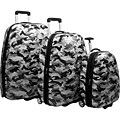 Heys Hardside 3-piece Grey Camouflage Luggage Set