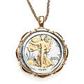 Walking Liberty Silver Half Dollar Necklace