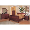 Louis Philippe 4-piece Cherry Bedroom Set
