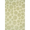 Hand-tufted Luna Beige Wool Rug (5' x 7'6)